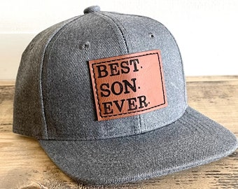 Best Son Ever Hat, Gift For Son, Boys Mens Snapback hat, Christmas gift Sons, Baby/toddler, youth kids & adult size, children baseball cap