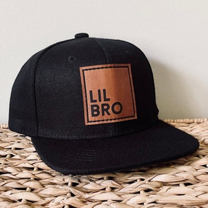 Lil Bro Snapback Hat | Baby Toddler Youth Adult Mens Cap | New Baby Pregnancy Announcement | Little Brother gift for boys | Pregnancy Reveal