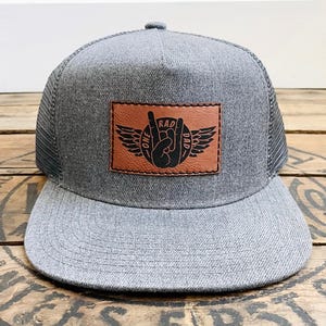 One Rad Dad Hat, Men's Snapback cap, New Baby Gift, Pregnancy Announcement, Rocker