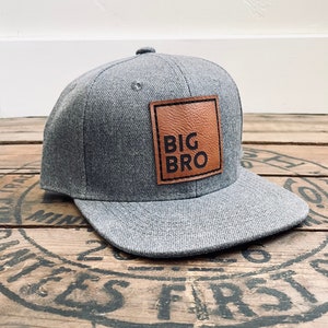 Big Bro Snapback Hat | Baby Toddler Youth Adult Mens Cap | New Baby Pregnancy Announcement | Big Brother gift for boys | Pregnancy Reveal