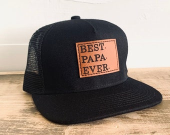 Papa Snapback Hat, Gift for Grandad cap, New Grandparent gift, Father’s Day present, Grandpa Trucker hat, Pregnancy Announcement Grandfather