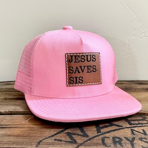 Gorra JESÚS SALVA A SIS, gorra SnapBack para bebés, niños y mujeres, gorra de camionero para damas y niñas, gorra cristiana de Pascua, gorra religiosa de la iglesia bíblica de Dios