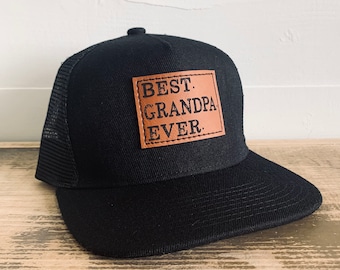 Grandpa Snapback Hat, Grandad cap, New Grandparent gift, Father’s Day present, Gift for Grandpa, Pregnancy Announcement, Best Grandpa Ever