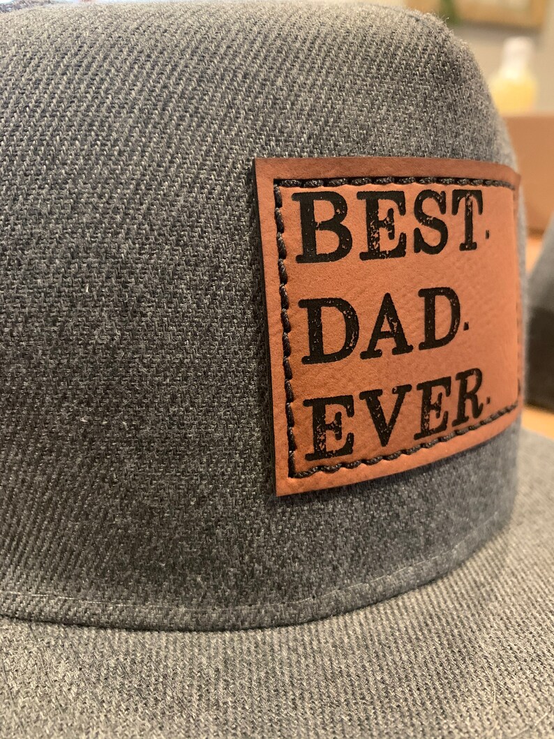 Best Dad Ever Snapback Hat Father cap flat bill trucker Etsy
