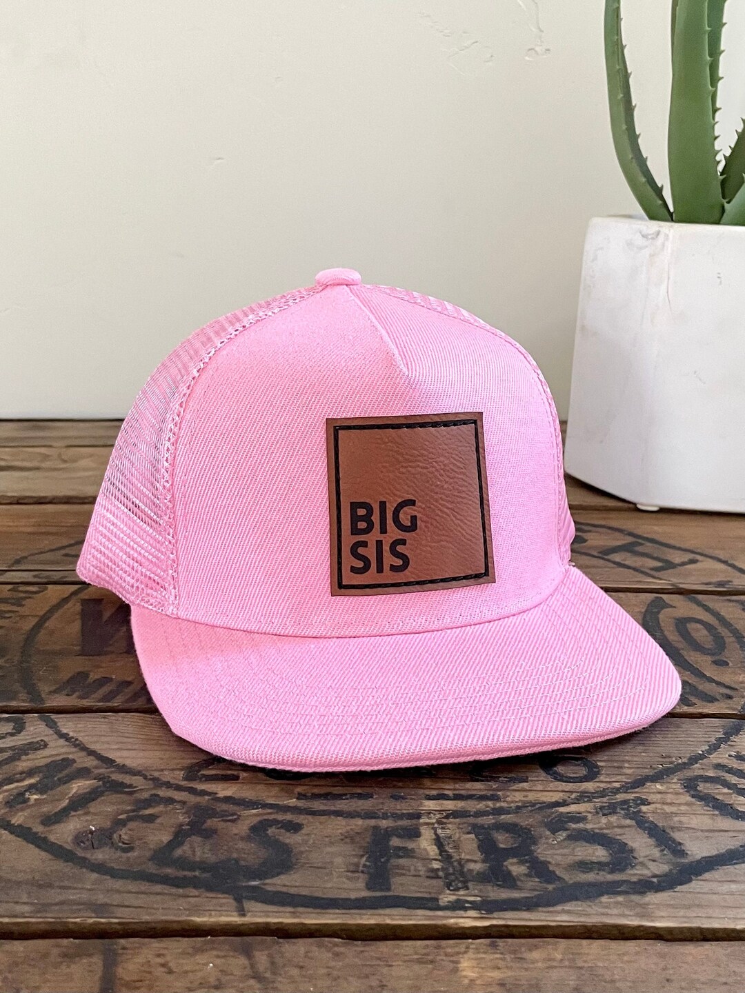 Big Sister Youth Baseball Cap – Embroidered Girls Hat