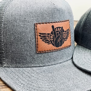 One Rad Dad Hat | Snapback cap for Father’s Day Gift, New Baby Gift, New Dad Present, Pregnancy Announcement | Rocker Dad Hat Flat Bill Cap