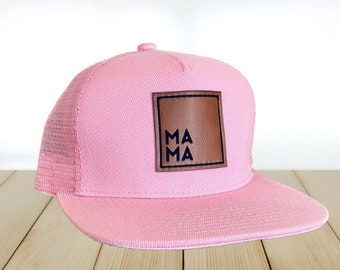 Mama Snapback Hat, Ma Ma trucker cap, New Mom Gift, Pregnancy Announcement, Mommy present, pregnancy reveal, Matching Family Outfit, Mother