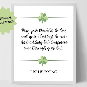 Irish Blessing, Traditional Gaelic Blessing, Celtic Irish Blessing ...