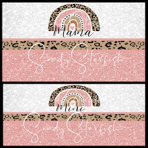 Mama Mini Leopard Regenbogen DIGITAL DOWNLOAD nur png