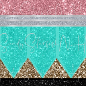 DIGITAL DOWNLOAD png glitter pencil teacher sublimation tumbler file