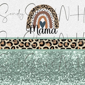 Sage green  DIGITAL DOWNLOAD png boho mama rainbow sublimation tumbler file