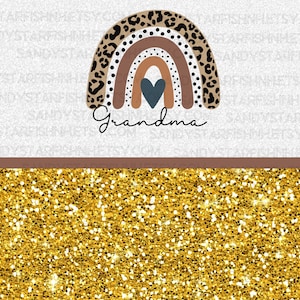 Gold boho DIGITAL DOWNLOAD perfect for sublimation tumblers grandma