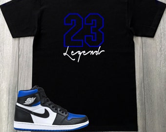 royal toe jordan 1 shirt