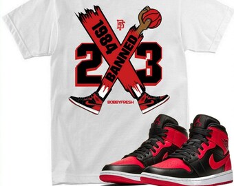 jordan 1 banned t shirt