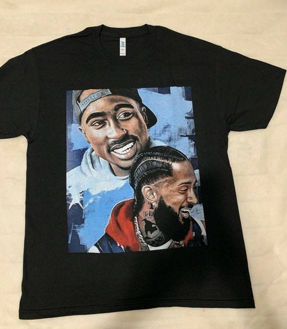 nipsey and tupac shirt