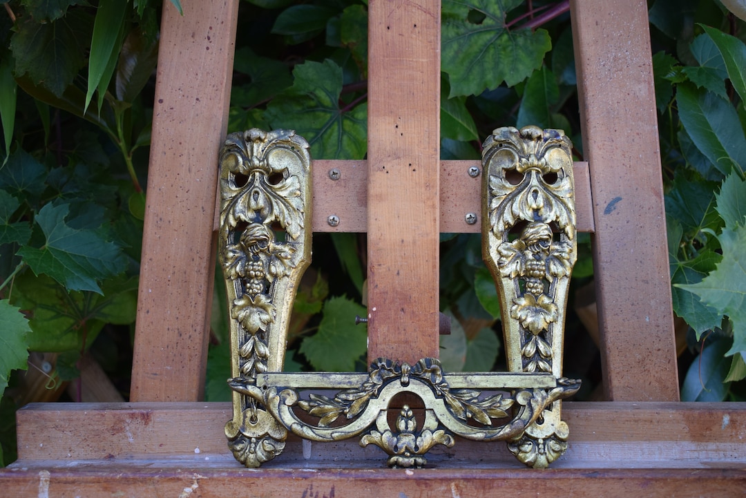 Set of Three Bronze Pediment Decorations for Furniture Etsy