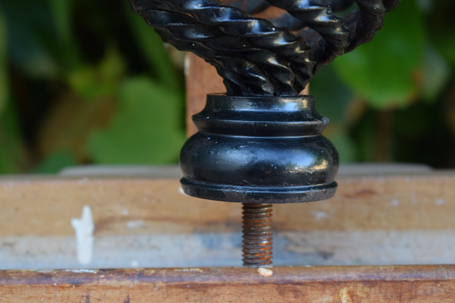 Vintage Wrought Iron Stair Finial Ball From the 1950s Etsy UK