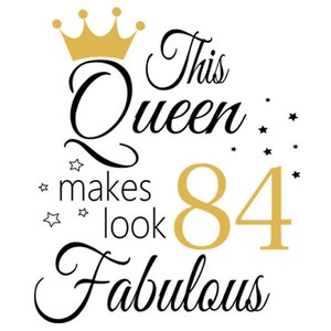84th Birthday Svg, 84th Birthday svg, 84th Birthday Clipart, Happy Birthday Cricut Datei