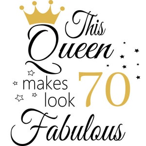 70e anniversaire Svg, 70e anniversaire svg, clipart 70e anniversaire, fichier cricut joyeux anniversaire