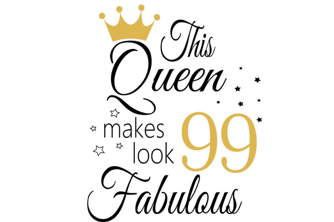 Birthday Svg 99 Birthday svg 99 Birthday clipart happy | Etsy