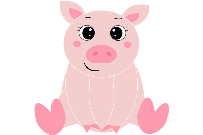 Download Pig Svg T Shirt Funny Pig Svg Cute Animal Svg This File Is Great For Cards Wall Decals Poster Cute Pig Svg Print And More Art Collectibles Prints Vadel Com