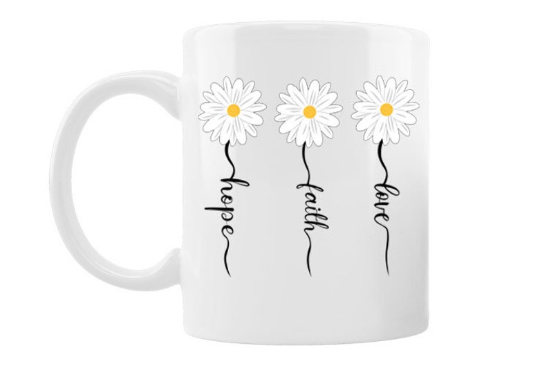 Download Faith Hope Love Daisy svg daisy clipart flower svg | Etsy