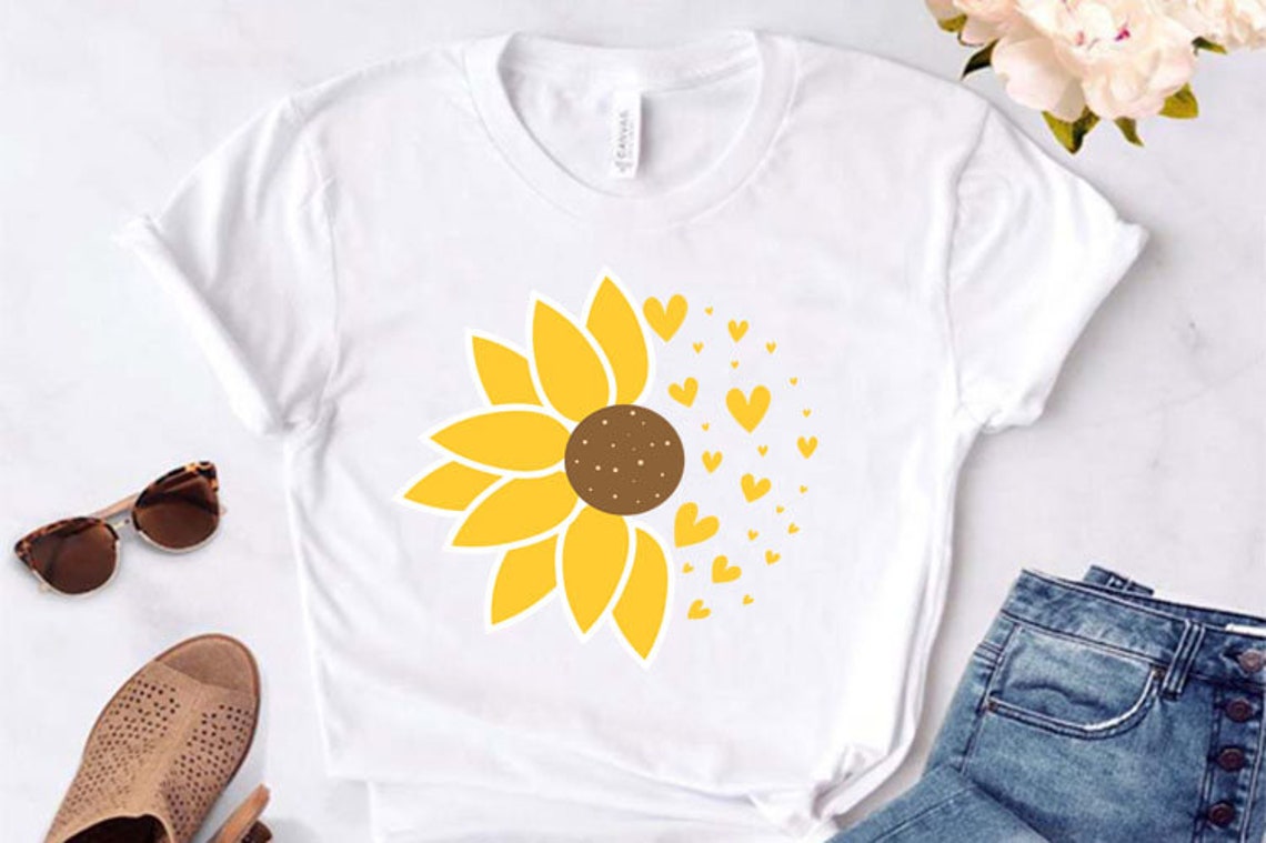 Free Free 51 Clipart Sunflower Heart SVG PNG EPS DXF File