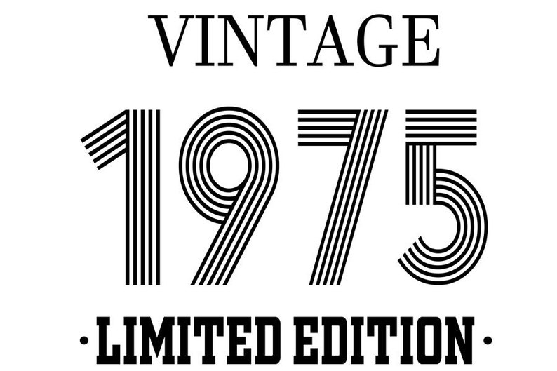 50th Birthday 1975 Vintage Perfection Graphic By AppearanceCraft