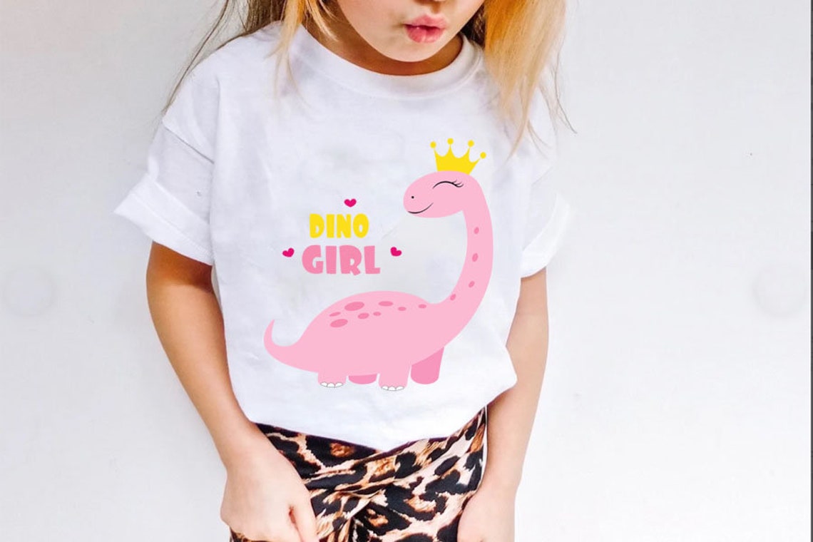 Cute Girl Dinosaur Svg Cute Dinosaur Svg Baby Girl Dinosaur - Etsy