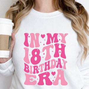 In meinem 18. Geburtstag Era svg, png, Mädchen 18.Geburtstag svg png, Mädchen Geburtstag SVG PNG, 18.Geburtstag svg, Png, Vintage 18.Geburtstag svg png