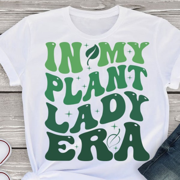 In My Plant Lady Era SVG PNG, Plants svg  png, Retro Groovy  Plant Lady SVG, Green Leaf Plant Lady  Shirt Svg, Sweater Png Svg
