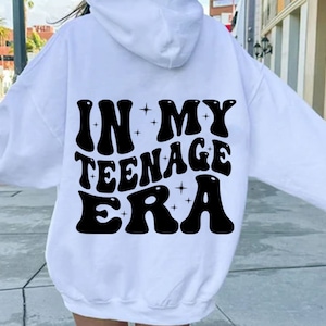 En mi era adolescente svg, png, niña niño adolescente png svg, adolescente oficial svg, retro oficial adolescente era PNG, vintage oficial adolescente