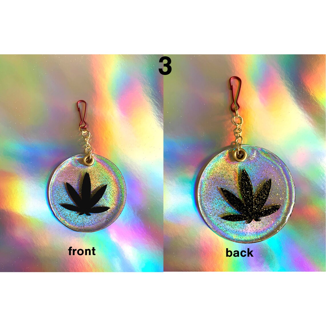 420 Weed Marijuana Resin Round Keychain Etsy