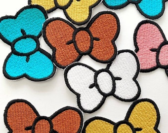 Cute Bow Patch | Custom Iron-on Patch | Bow Patch | Cartoon Patch | Bow Iron On Patch | Patches for kids | Kawaii | Cute Iron On Patch