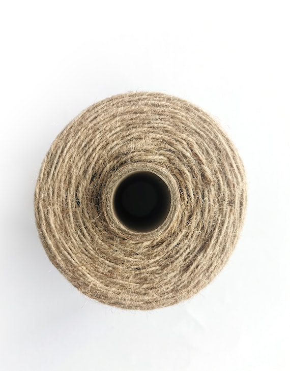 600 Yards of Jute Rope, Eco-friendly Decorative Yarn for Packaging