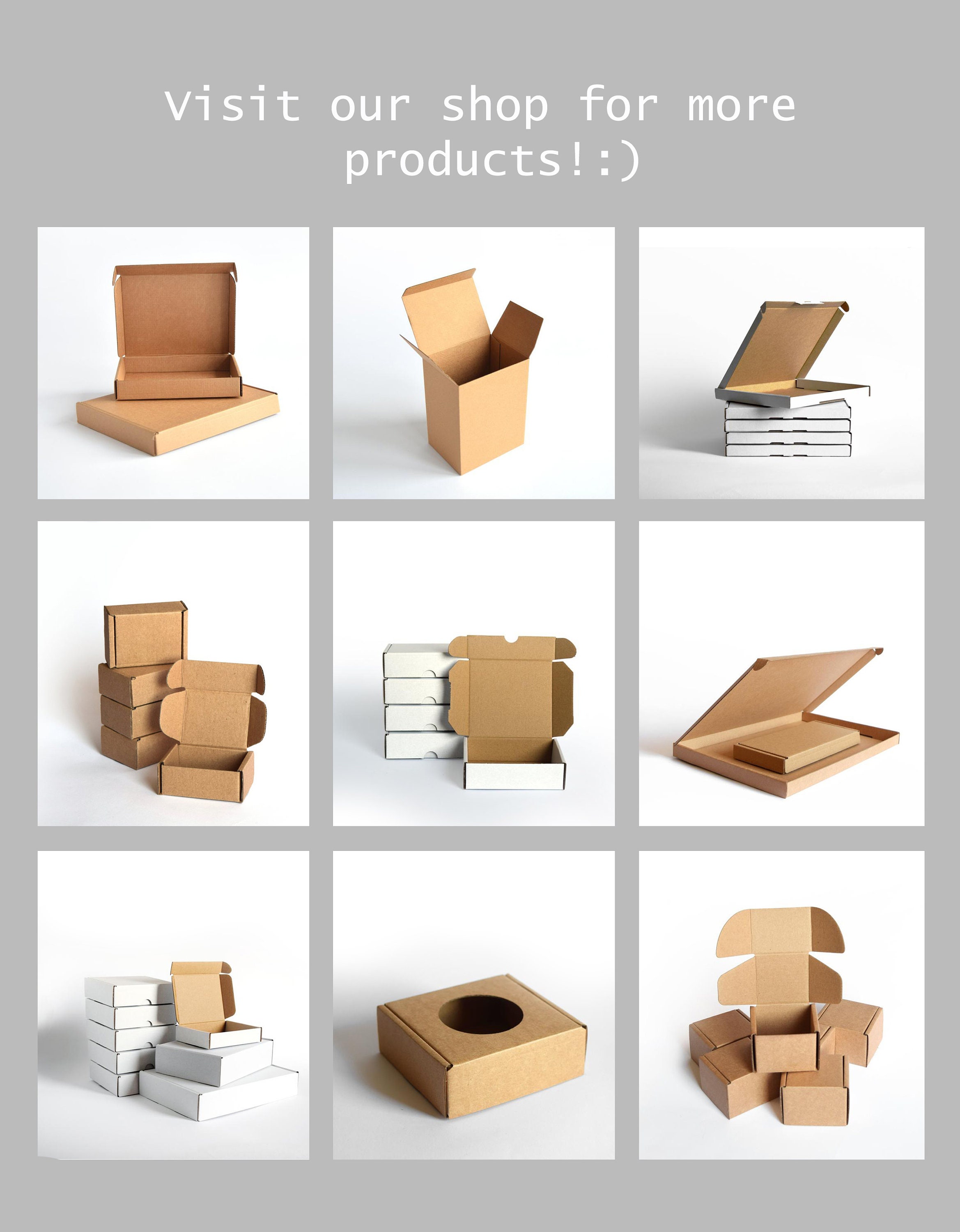  Boxes Fast Embalaje para pequeñas empresas, caja de envío 4 x 3  x 2, 50 a granel  Cartón, regalo, almacenamiento, grande, cajas corrugadas  de doble pared, 4x3x2 432 : Productos de Oficina