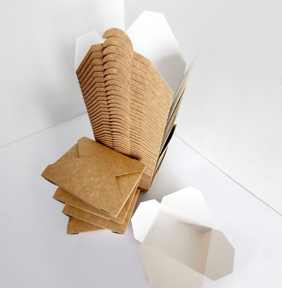 Take Out Food Boxes Take Away Chinese Style Packaging Eco Etsy