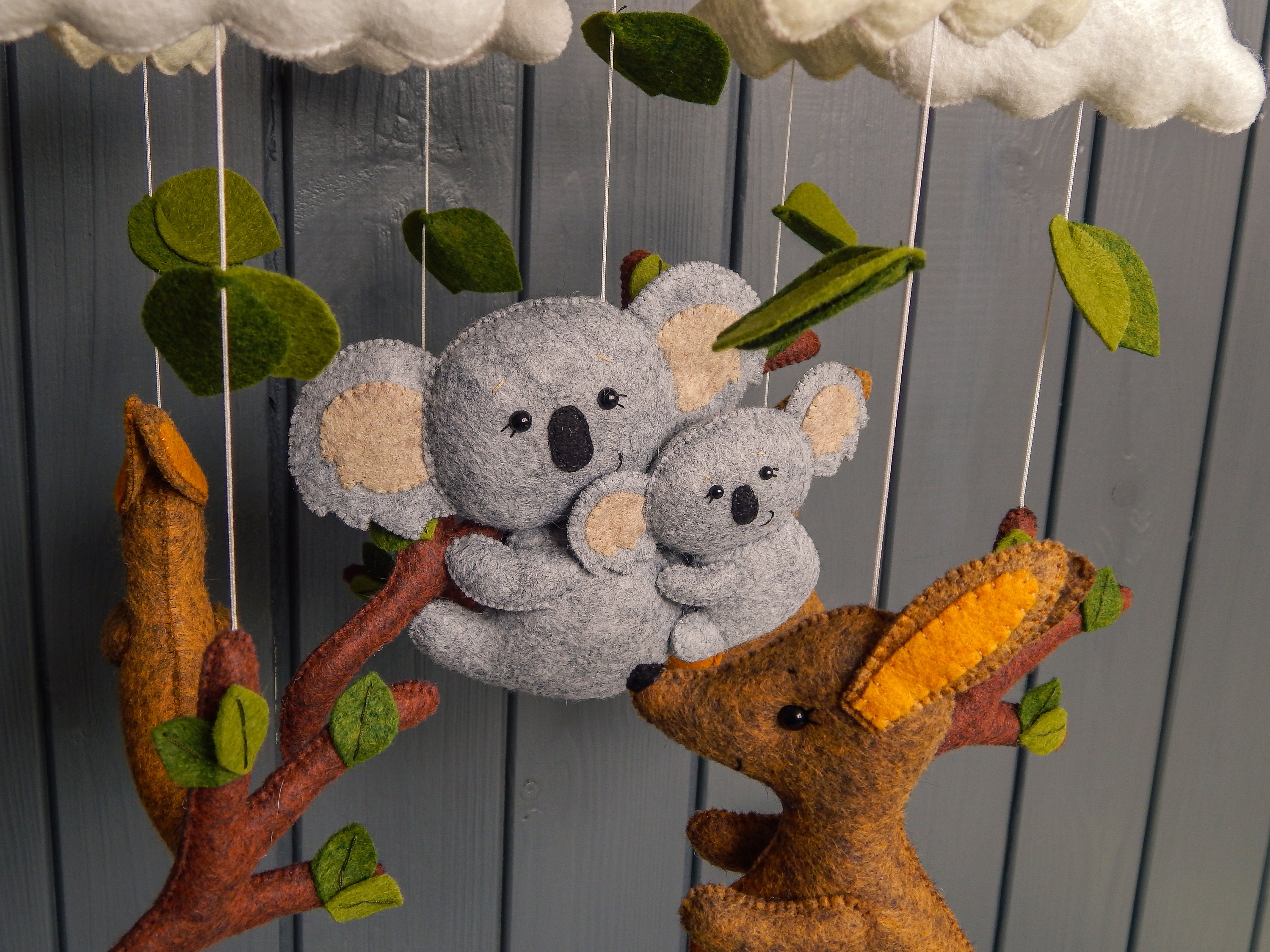 Baby Mobile Australian Baby Mobile With Koala Kangaroo and Etsy