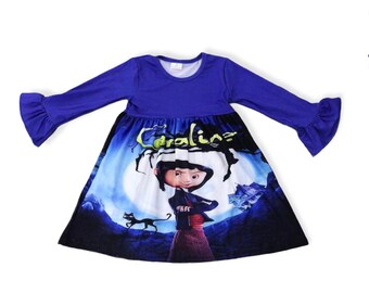 Coraline inspired dress