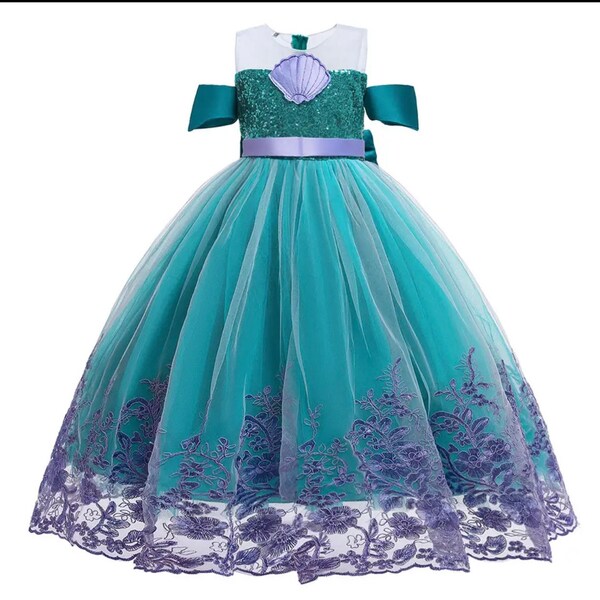 Little mermaid inspired dress