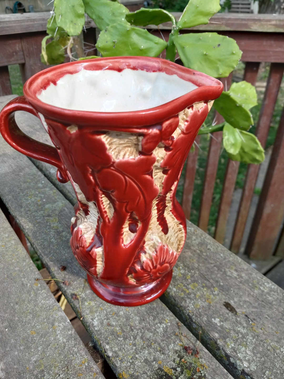 Vintage Drip Glaze Beswick Pitcher, Made in England, Approx.7 Inches