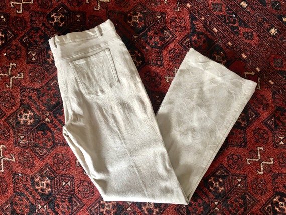 Preloved Flares Size 14 Beige