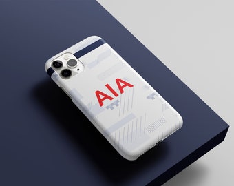Tottenham Hotspur 23/24 - iPhone Football Jersey Phone Case - Full Protection - Spurs - White - Unofficial - Football Soccer Gift