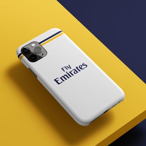 Real Madrid 23/24 - iPhone Football Jersey Phone Case - Full Protection - White - Unofficial - Football Soccer Gift