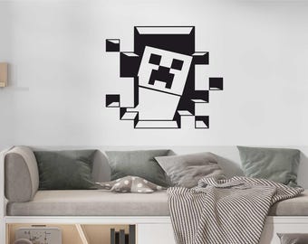 Wall Sticker Character Creeper Window Home Decor Bedroom Game Room Kids Decal Art Vinyl