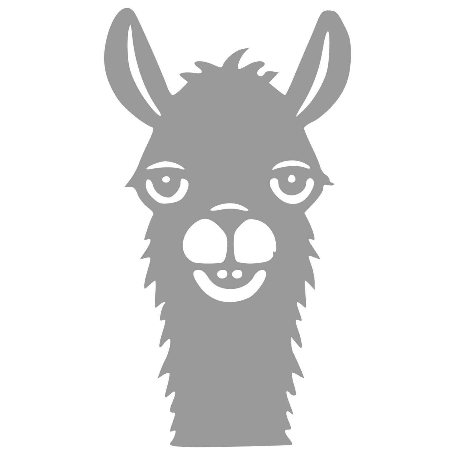 Lama Llama Alpaca Funny Cute Wall Sticker Window Vinyl Car | Etsy