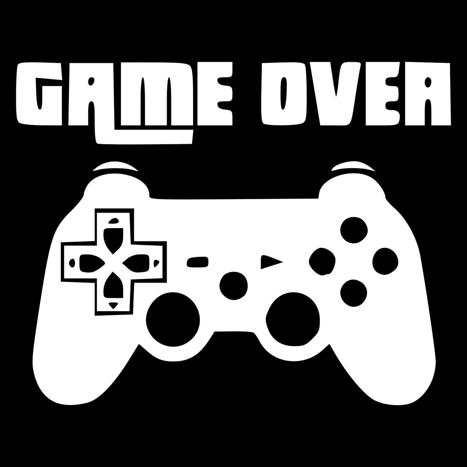 Gaming Controller Game Over Wall Decal Decoration Window Party - Etsy