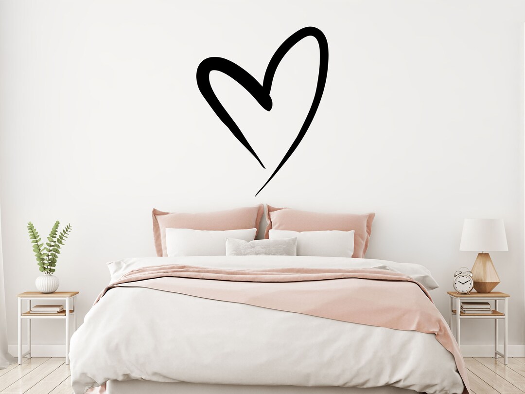 Wall Sticker Heart Window Home Decor Decal Living Room Bedroom Art ...