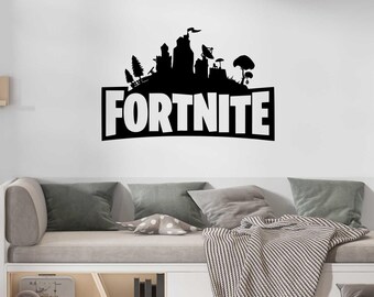 Wall Sticker Gamer Characters Window Home Decor Bedroom Game Room Kids Decal Art Vinyl
