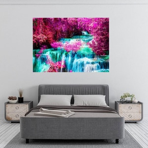 Wall Sticker Waterfall Vinyls Window Home Decor Decal Living Room Bedroom Art Vinyl Easy To Apply Peel and Stick